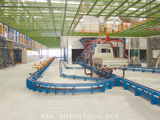 地面反向积放线